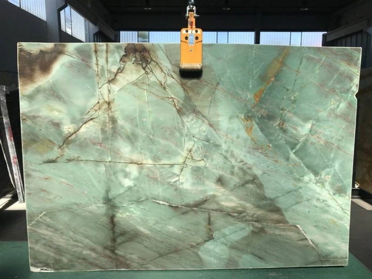 green quartz slab factory
